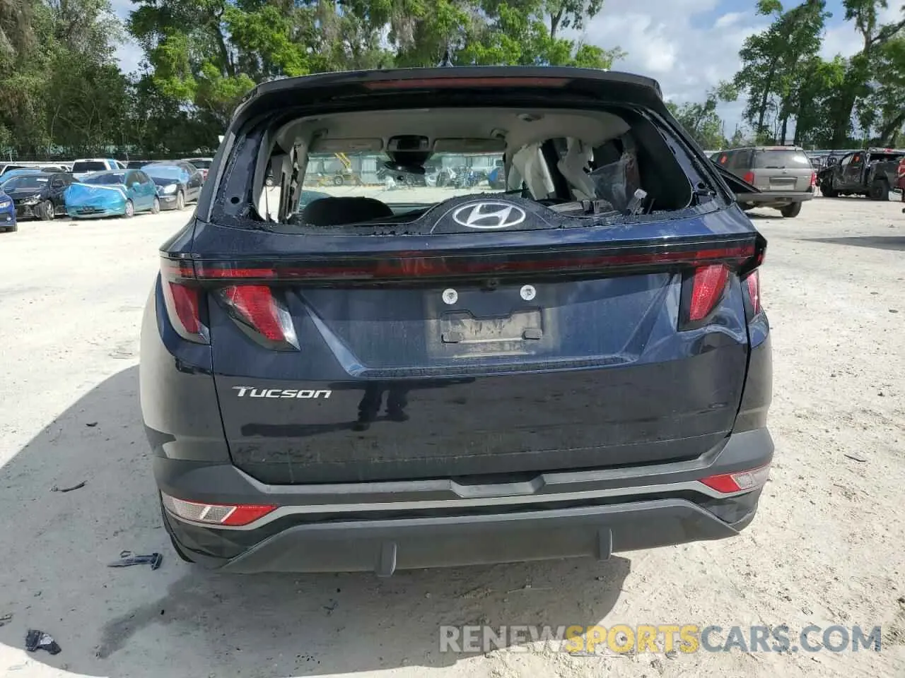 6 fotografías del automóvil dañado KM8JB3DE8RU276191 HYUNDAI TUCSON 2024