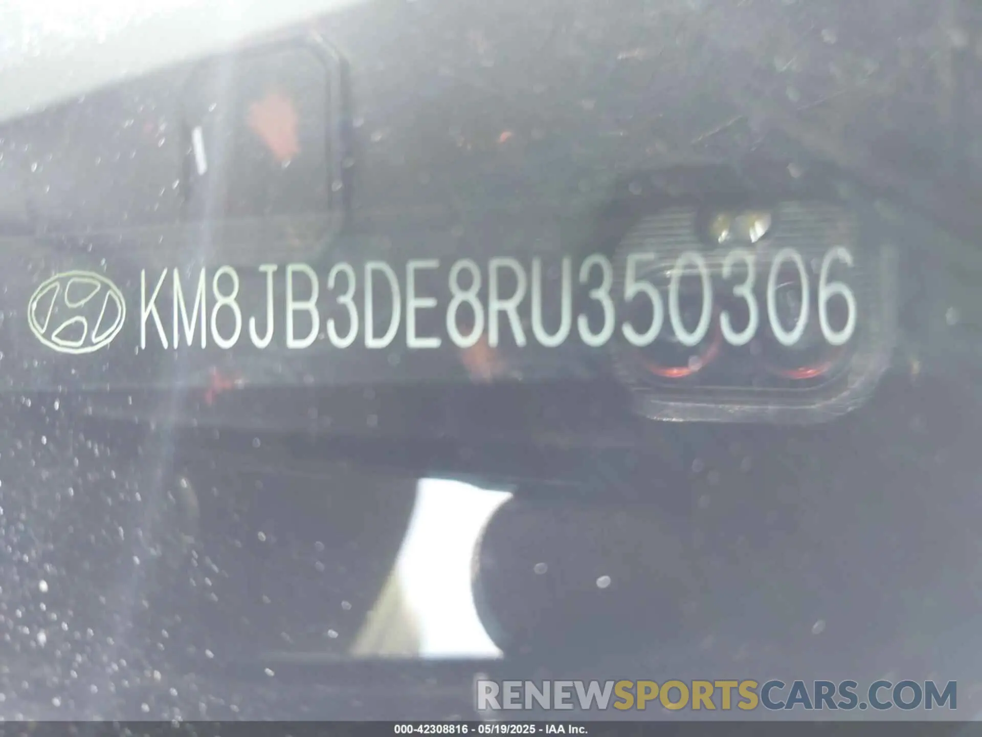 9 fotografías del automóvil dañado KM8JB3DE8RU350306 HYUNDAI TUCSON 2024