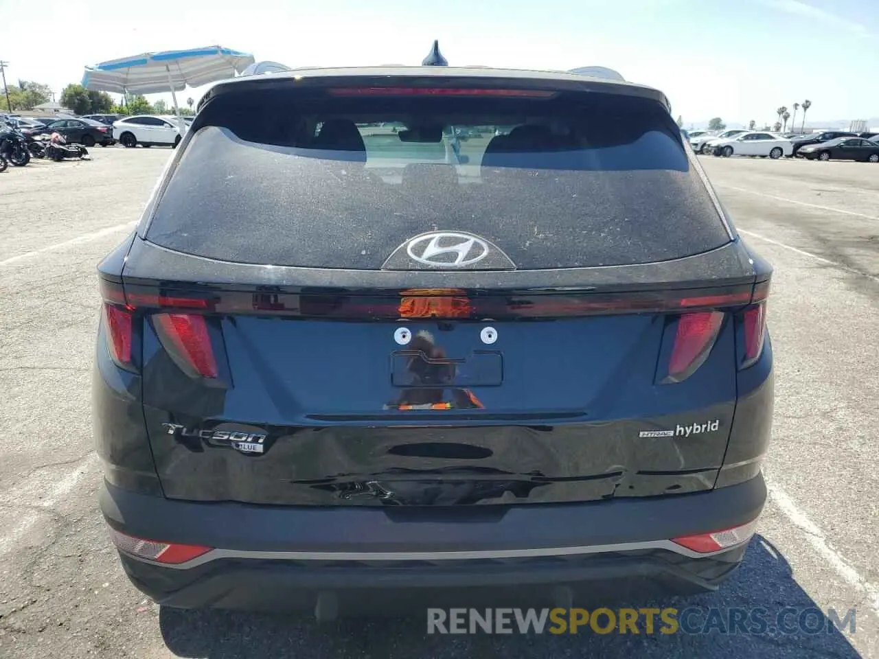 6 fotografías del automóvil dañado KM8JBCD14RU220536 HYUNDAI TUCSON 2024