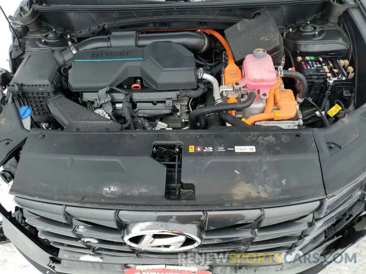 12 fotografías del automóvil dañado KM8JBCD17RU231000 HYUNDAI TUCSON 2024