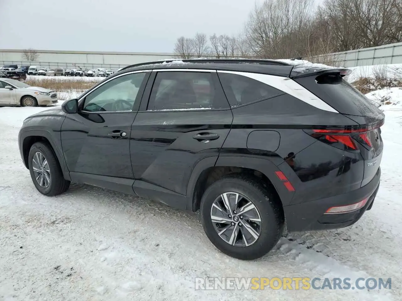 2 fotografías del automóvil dañado KM8JBCD17RU231000 HYUNDAI TUCSON 2024