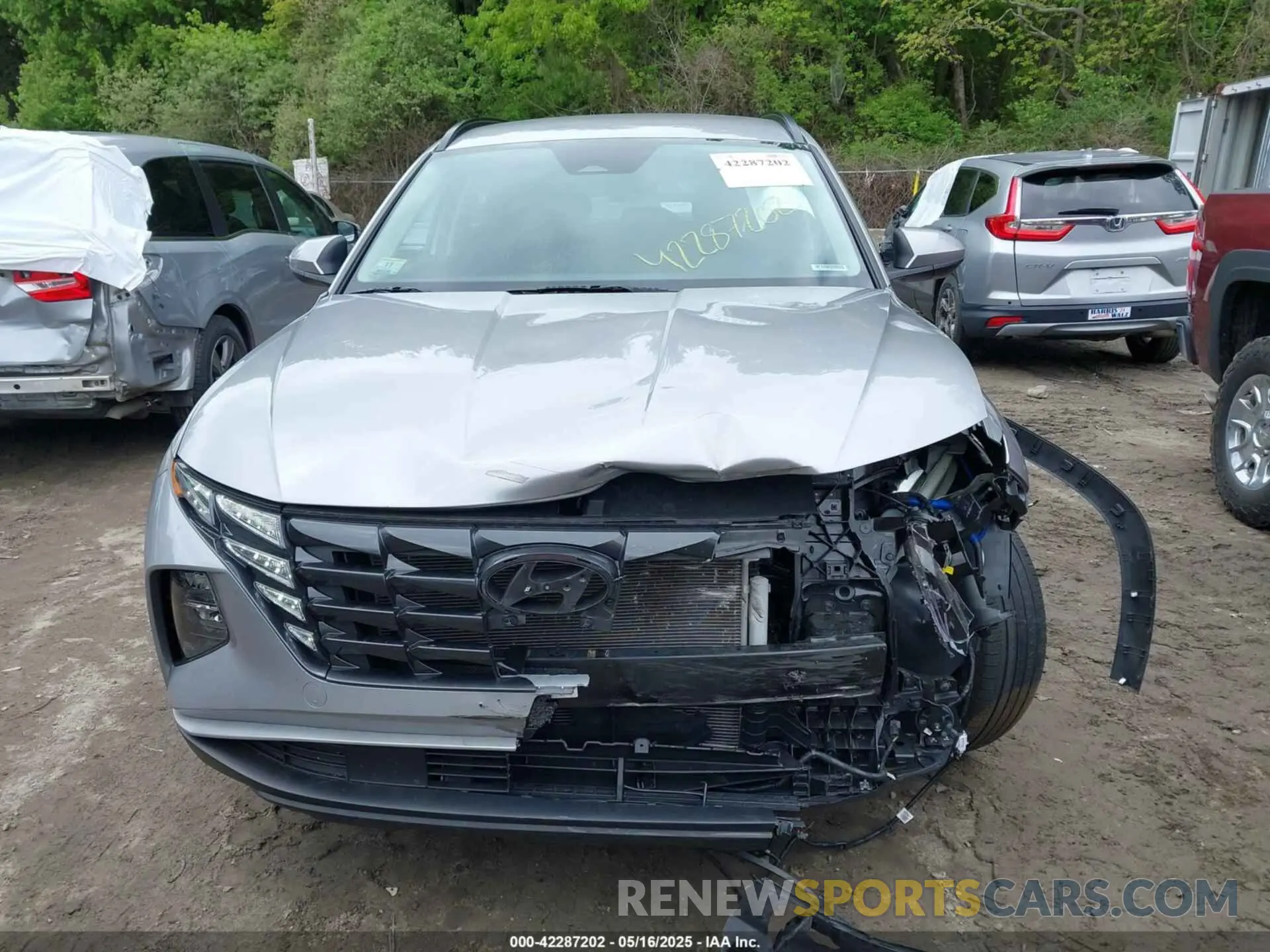 12 fotografías del automóvil dañado KM8JBCDE0RU284480 HYUNDAI TUCSON 2024