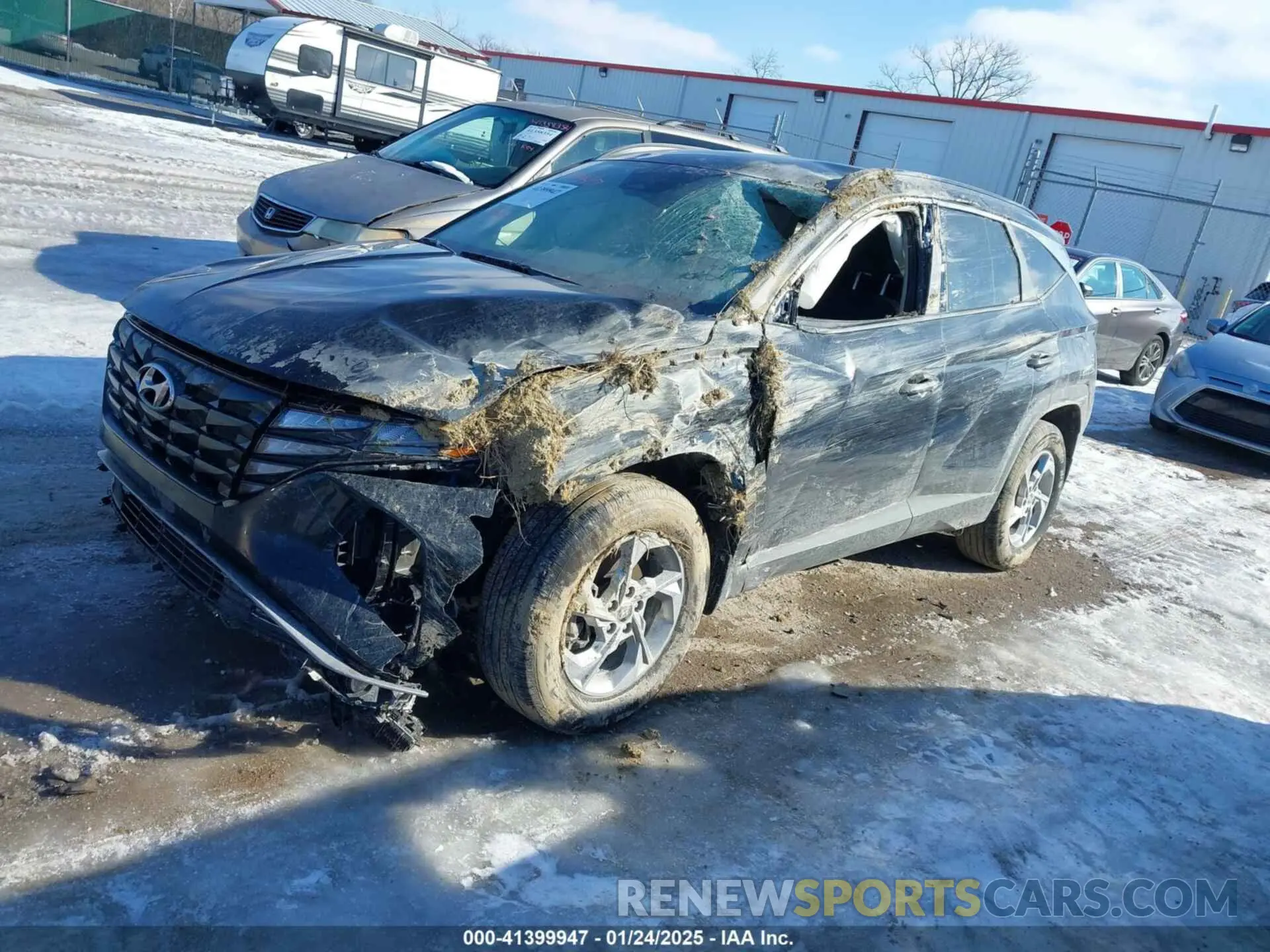 2 fotografías del automóvil dañado KM8JBCDE6RU283849 HYUNDAI TUCSON 2024