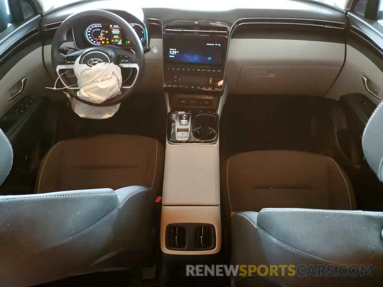 8 fotografías del automóvil dañado KM8JBDD20RU215476 HYUNDAI TUCSON 2024