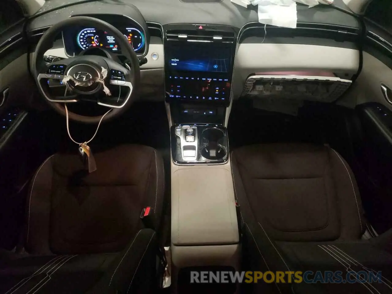 8 fotografías del automóvil dañado KM8JBDD24RU193319 HYUNDAI TUCSON 2024