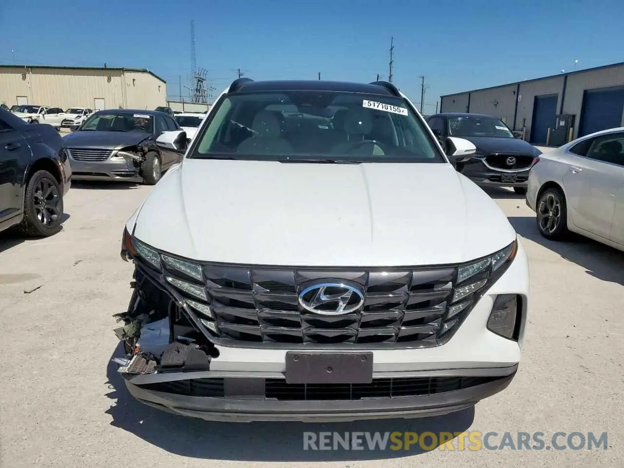 5 fotografías del automóvil dañado KM8JCCD11RU205196 HYUNDAI TUCSON 2024