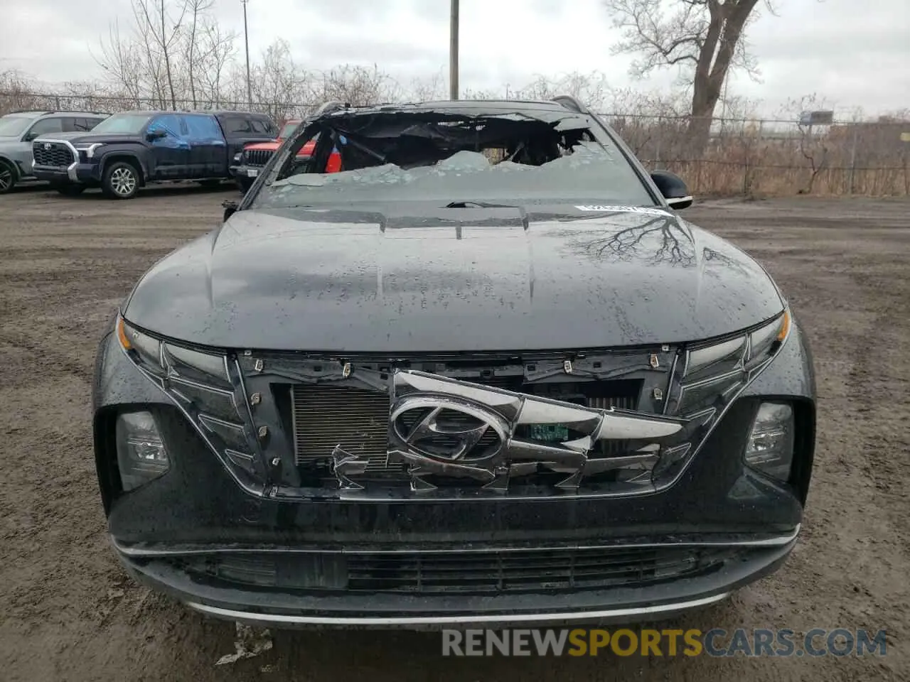 5 fotografías del automóvil dañado KM8JCCD13RU196212 HYUNDAI TUCSON 2024