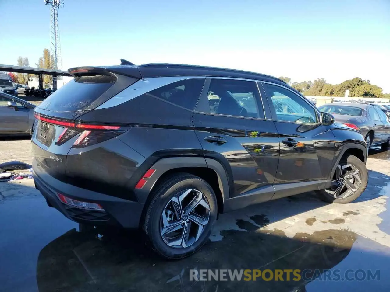 3 fotografías del automóvil dañado KM8JCCD15RU183056 HYUNDAI TUCSON 2024