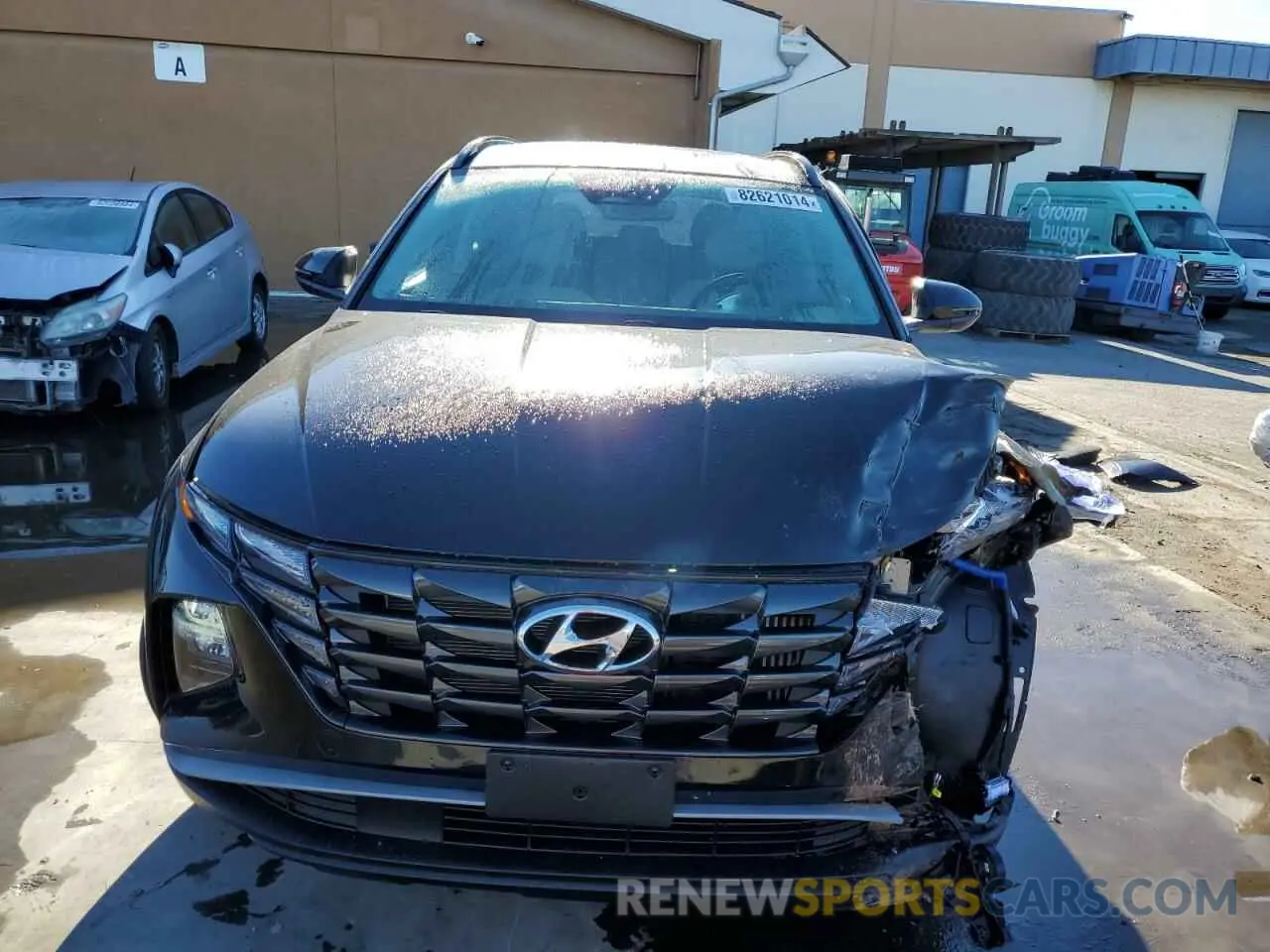 5 fotografías del automóvil dañado KM8JCCD15RU183056 HYUNDAI TUCSON 2024