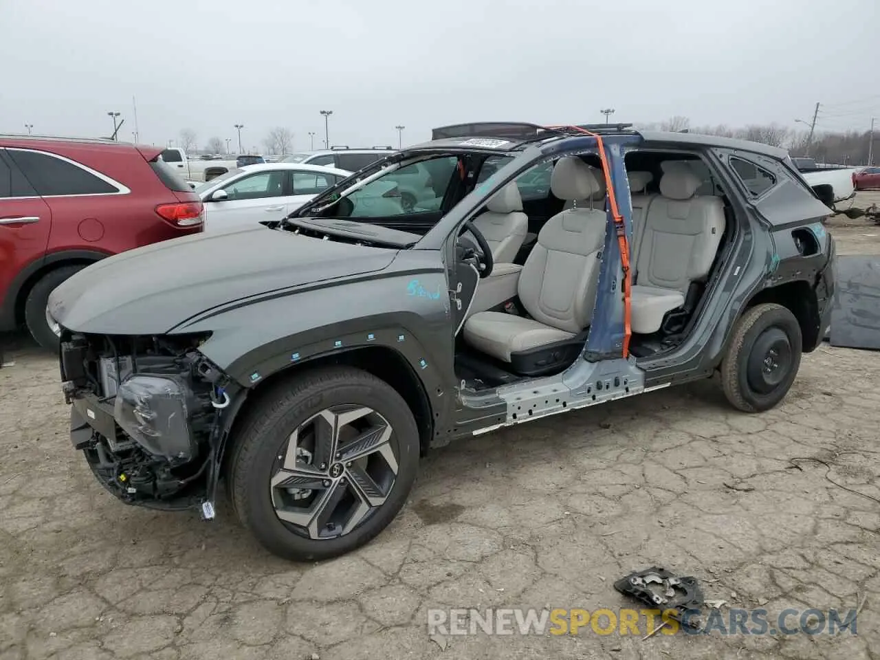1 fotografías del automóvil dañado KM8JCCD16RU231129 HYUNDAI TUCSON 2024