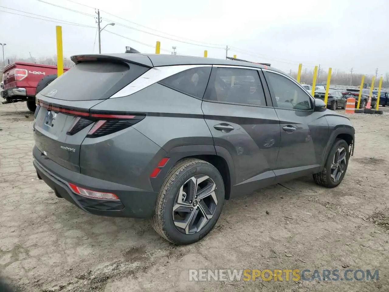 3 fotografías del automóvil dañado KM8JCCD16RU231129 HYUNDAI TUCSON 2024