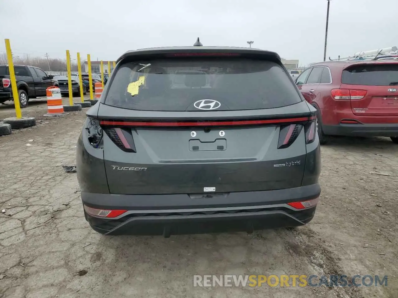 6 fotografías del automóvil dañado KM8JCCD16RU231129 HYUNDAI TUCSON 2024