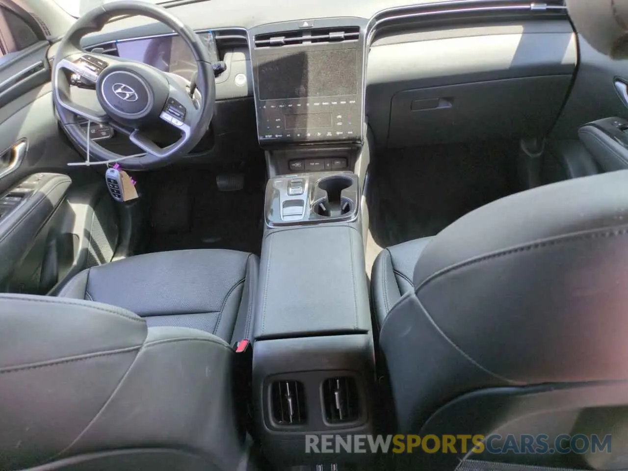 8 fotografías del automóvil dañado KM8JCCD17RU191191 HYUNDAI TUCSON 2024