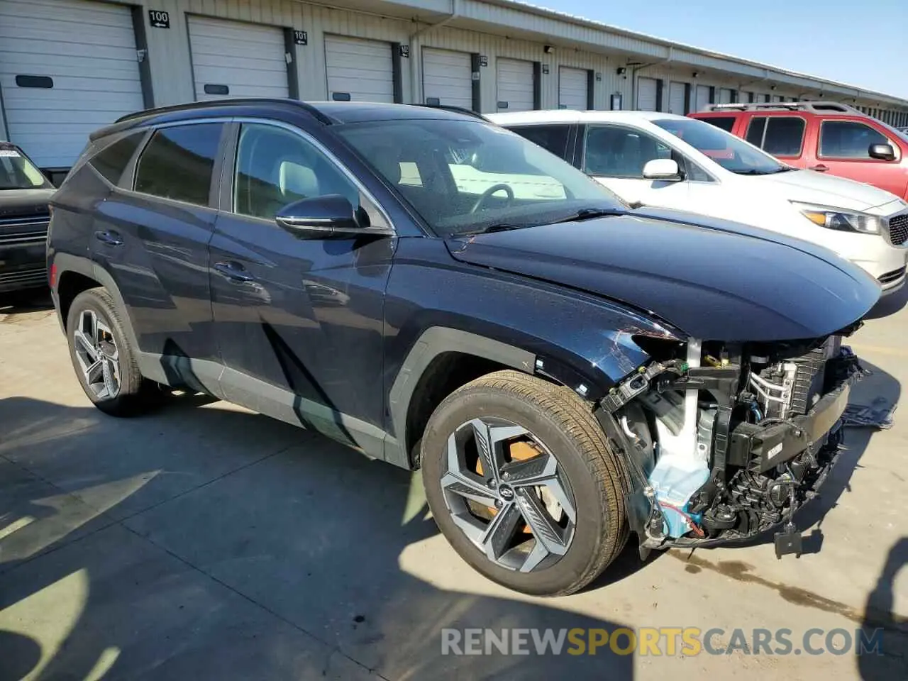 4 fotografías del automóvil dañado KM8JCCD1XRU184817 HYUNDAI TUCSON 2024