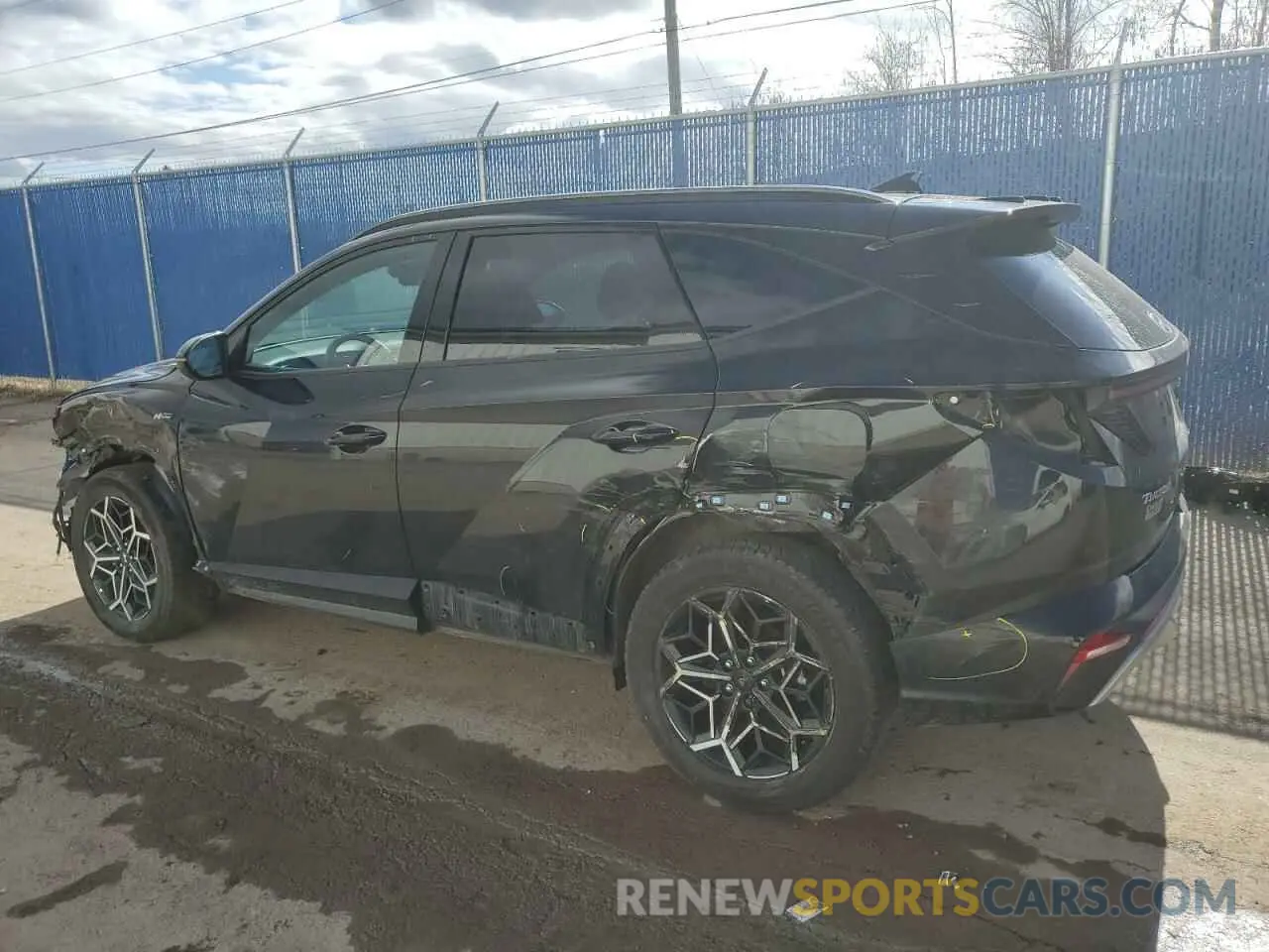 2 fotografías del automóvil dañado KM8JCCD1XRU228086 HYUNDAI TUCSON 2024