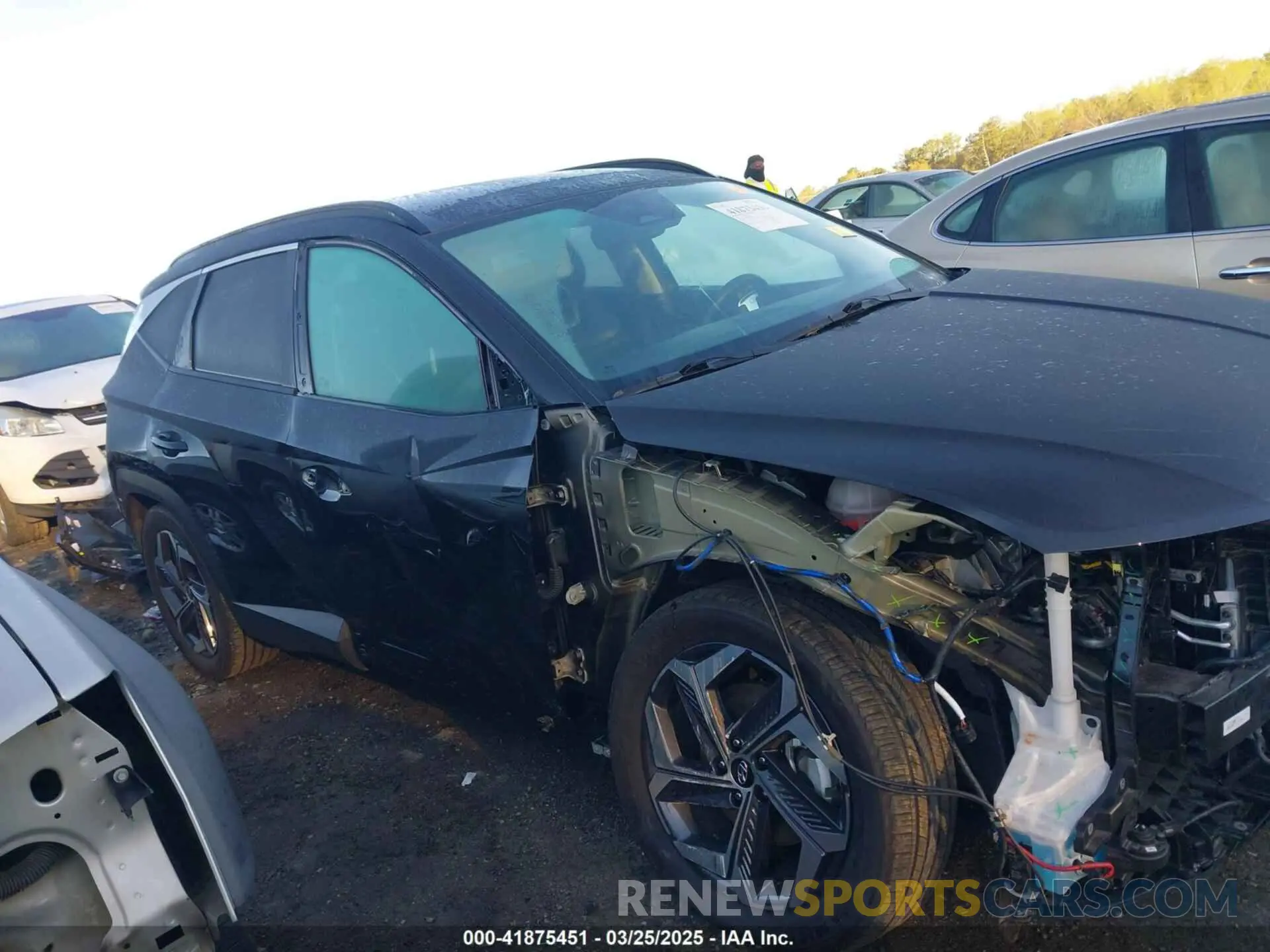14 fotografías del automóvil dañado KM8JE3DEXRU287684 HYUNDAI TUCSON 2024