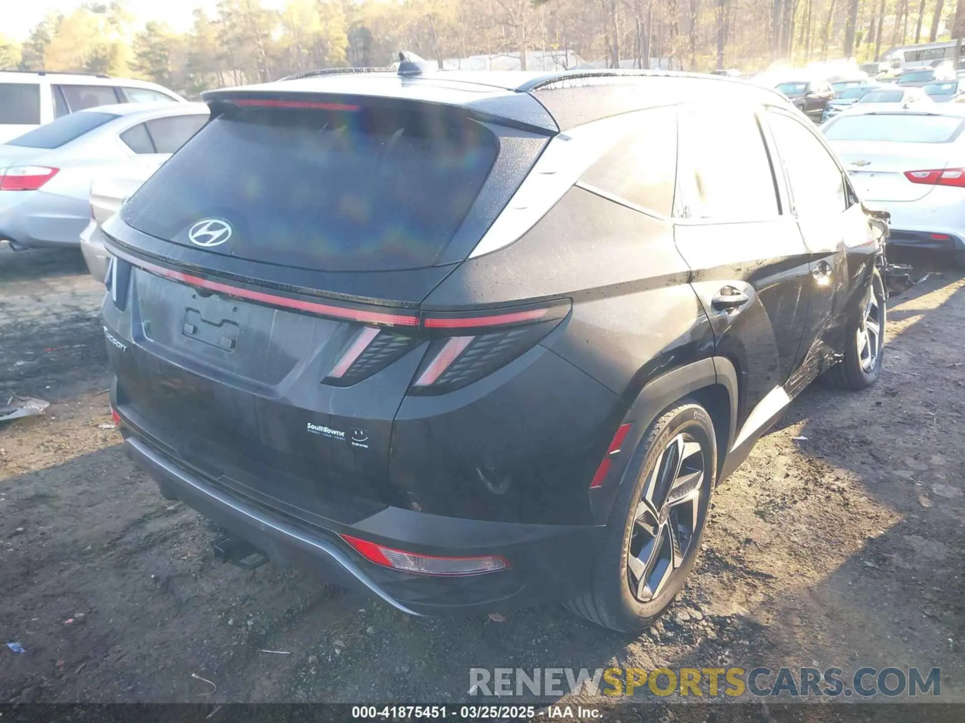 4 fotografías del automóvil dañado KM8JE3DEXRU287684 HYUNDAI TUCSON 2024
