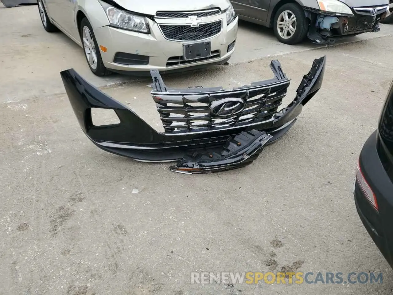 15 fotografías del automóvil dañado KM8JECD10RU234019 HYUNDAI TUCSON 2024