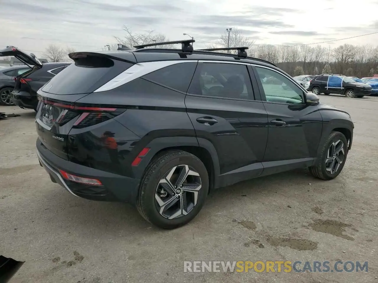 3 fotografías del automóvil dañado KM8JECD10RU234019 HYUNDAI TUCSON 2024
