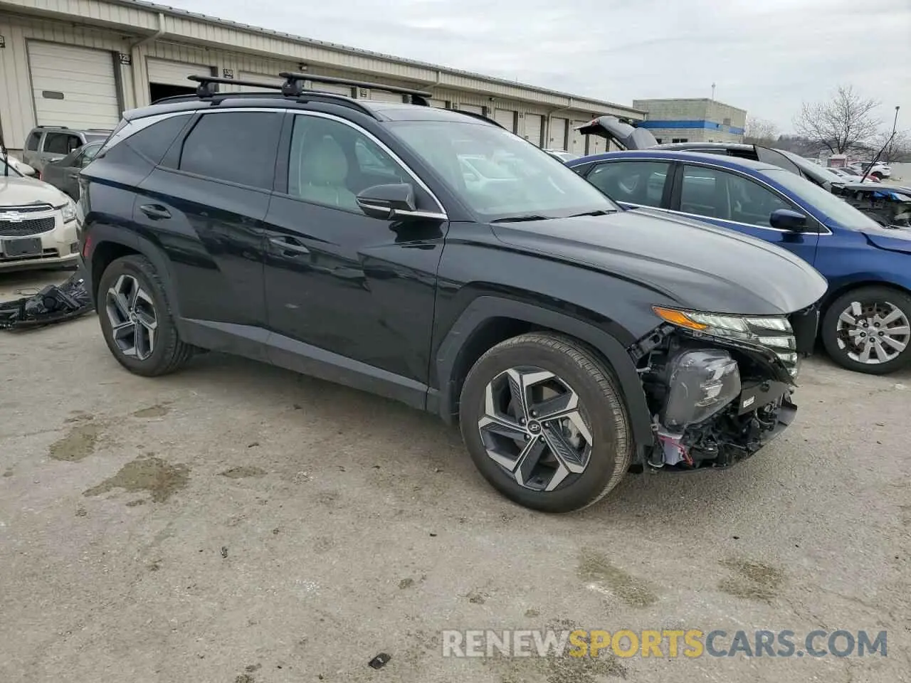 4 fotografías del automóvil dañado KM8JECD10RU234019 HYUNDAI TUCSON 2024