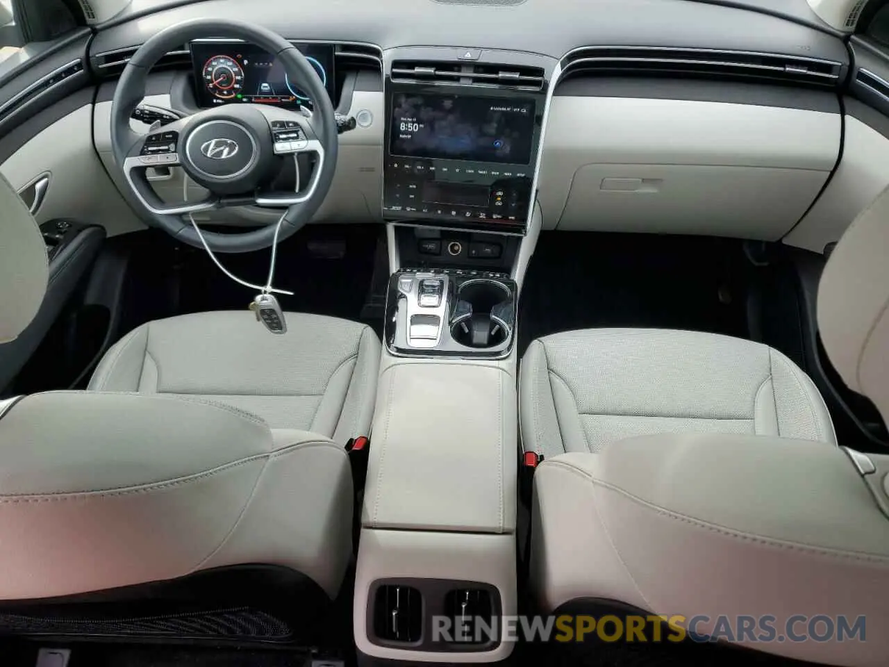 8 fotografías del automóvil dañado KM8JECD10RU234019 HYUNDAI TUCSON 2024