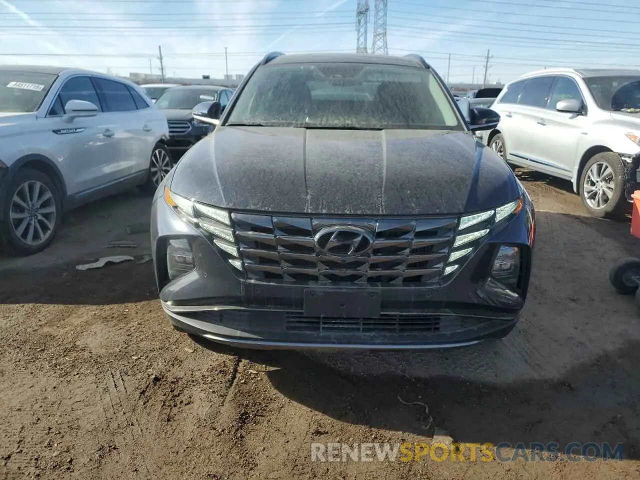 5 fotografías del automóvil dañado KM8JECD12RU154432 HYUNDAI TUCSON 2024