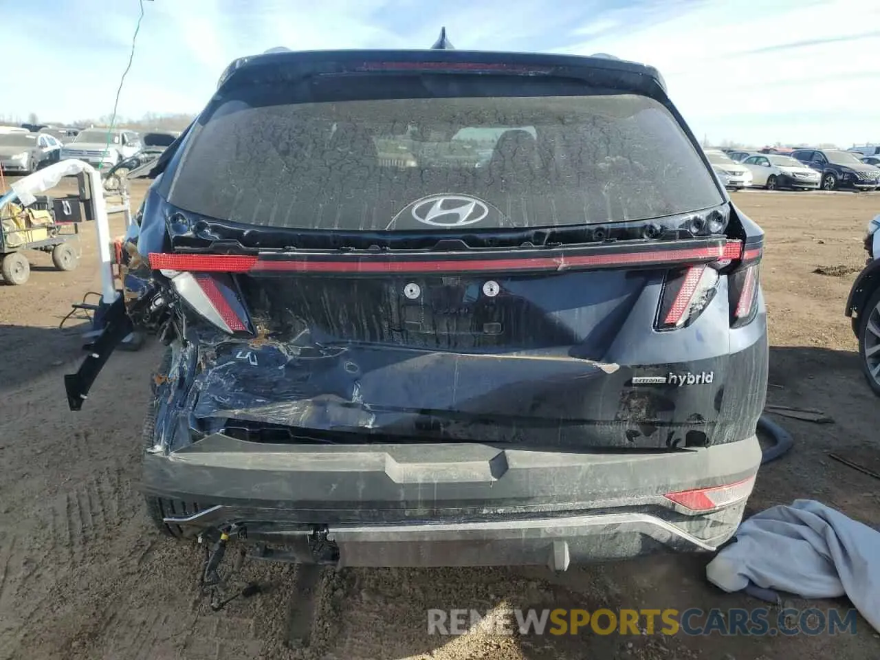 6 fotografías del automóvil dañado KM8JECD12RU154432 HYUNDAI TUCSON 2024