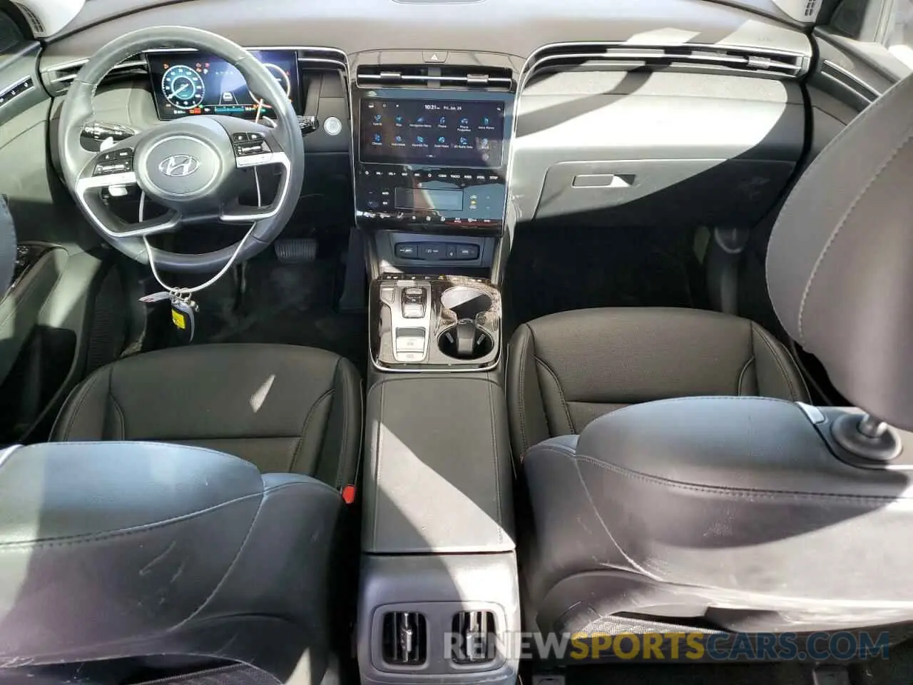 8 fotografías del automóvil dañado KM8JECD13RU177816 HYUNDAI TUCSON 2024