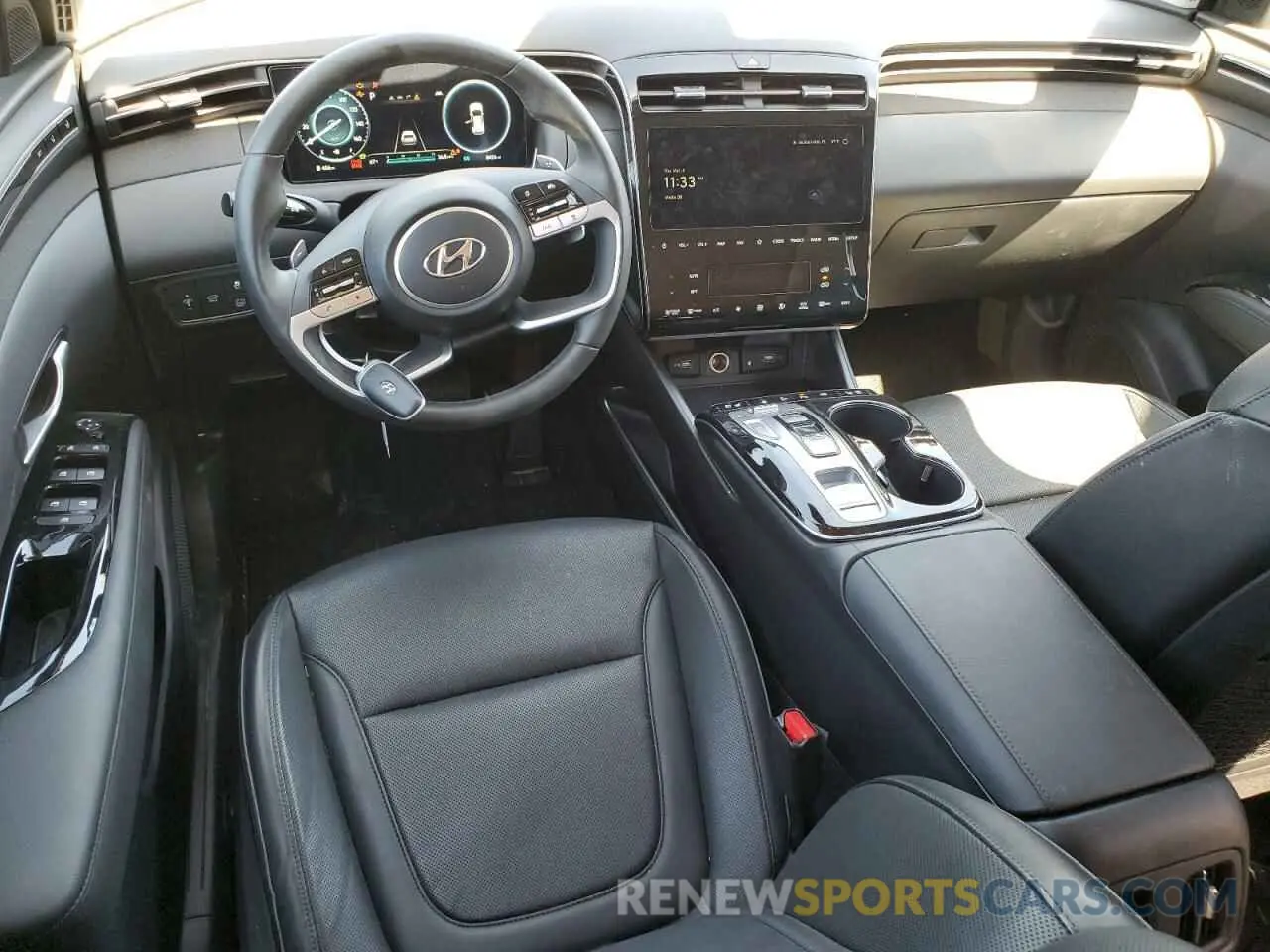 8 fotografías del automóvil dañado KM8JECD13RU186242 HYUNDAI TUCSON 2024