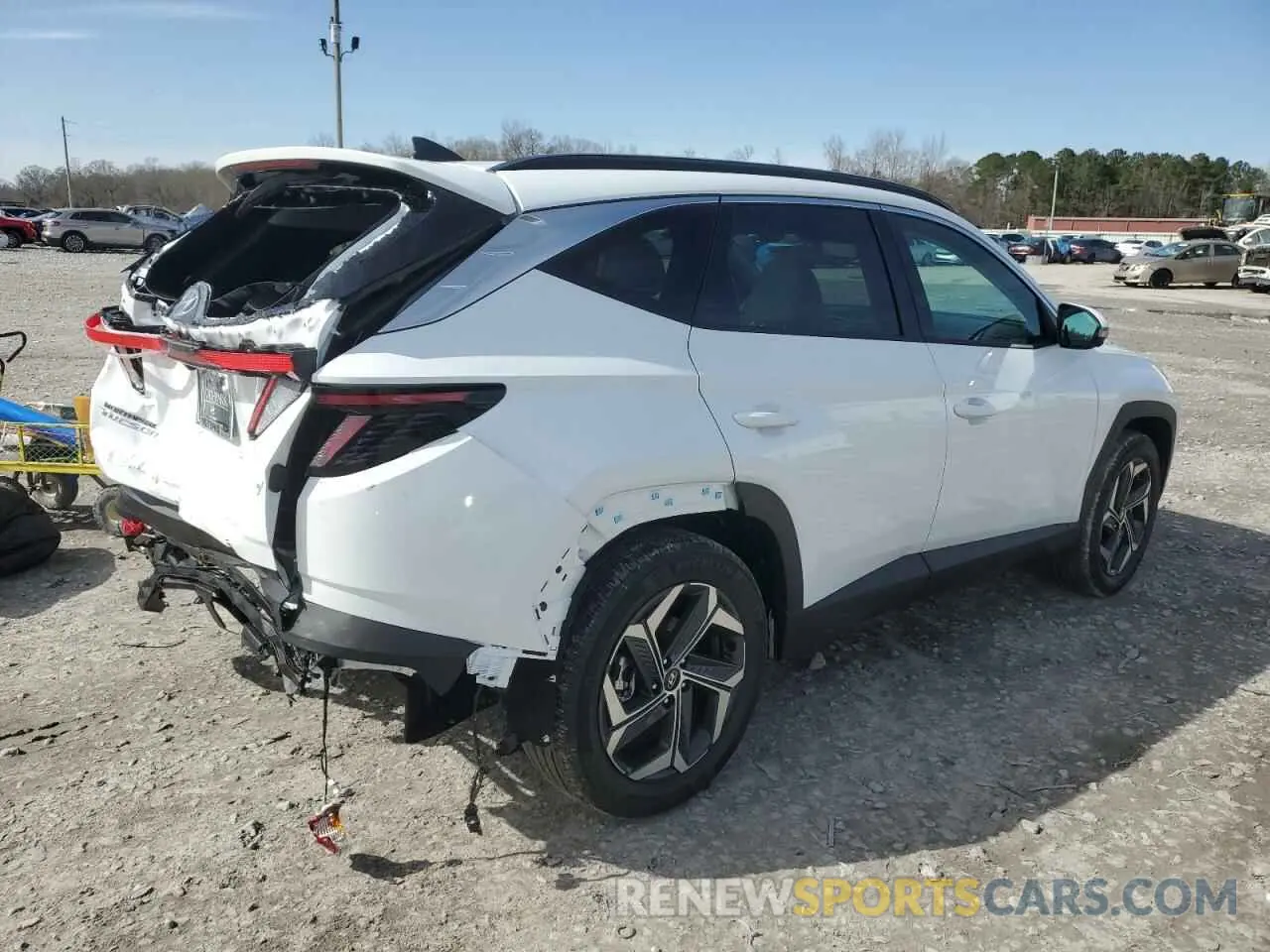 3 fotografías del automóvil dañado KM8JECD15RU246361 HYUNDAI TUCSON 2024