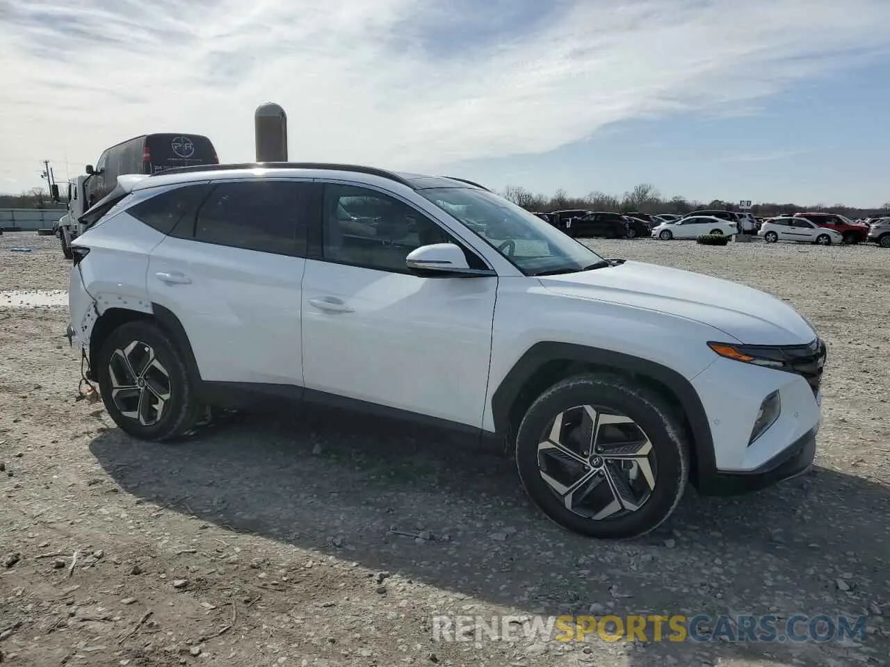 4 fotografías del automóvil dañado KM8JECD15RU246361 HYUNDAI TUCSON 2024