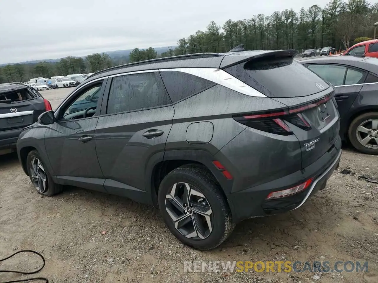 2 fotografías del automóvil dañado KM8JECD17RU212583 HYUNDAI TUCSON 2024