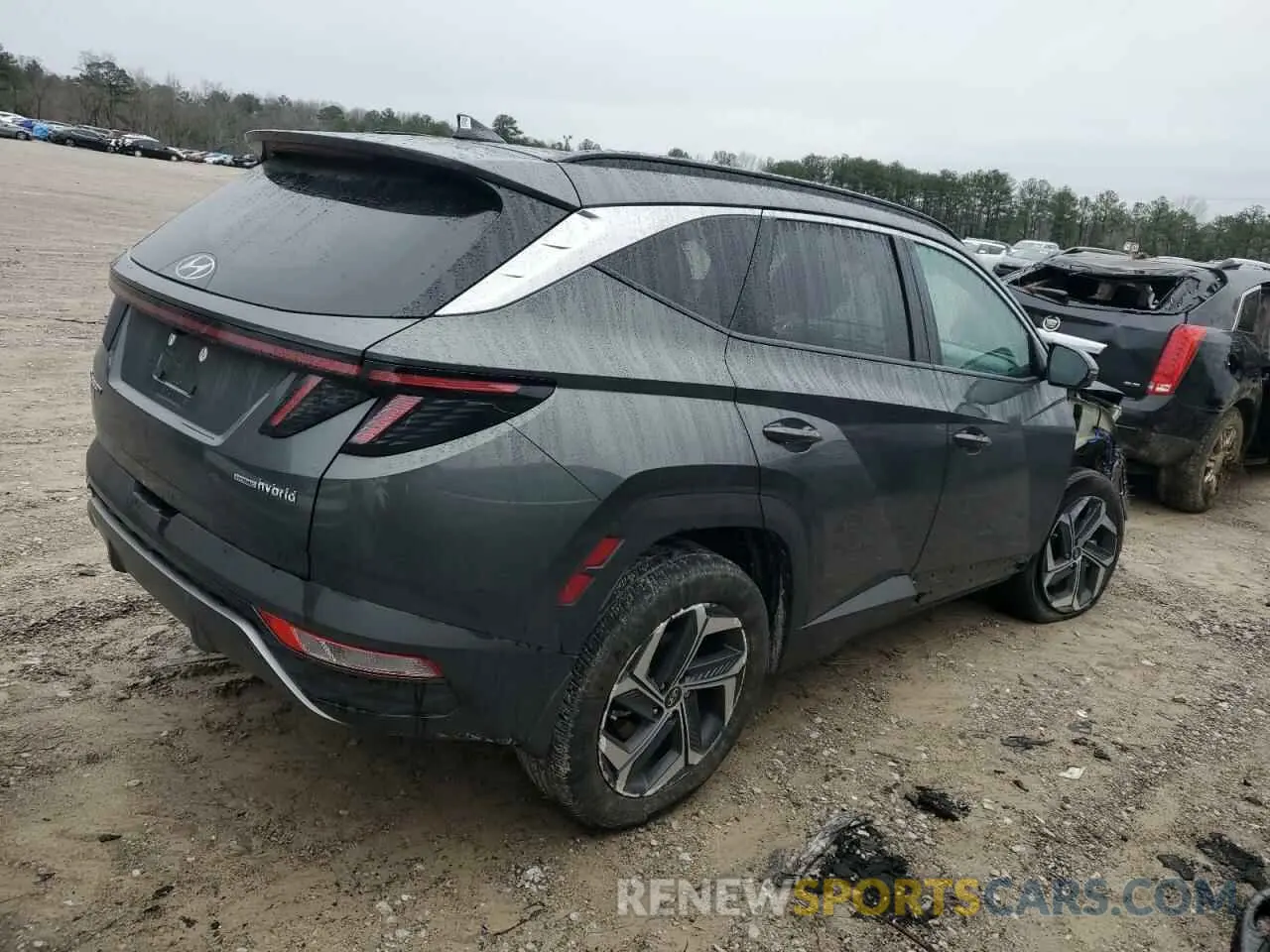 3 fotografías del automóvil dañado KM8JECD17RU212583 HYUNDAI TUCSON 2024