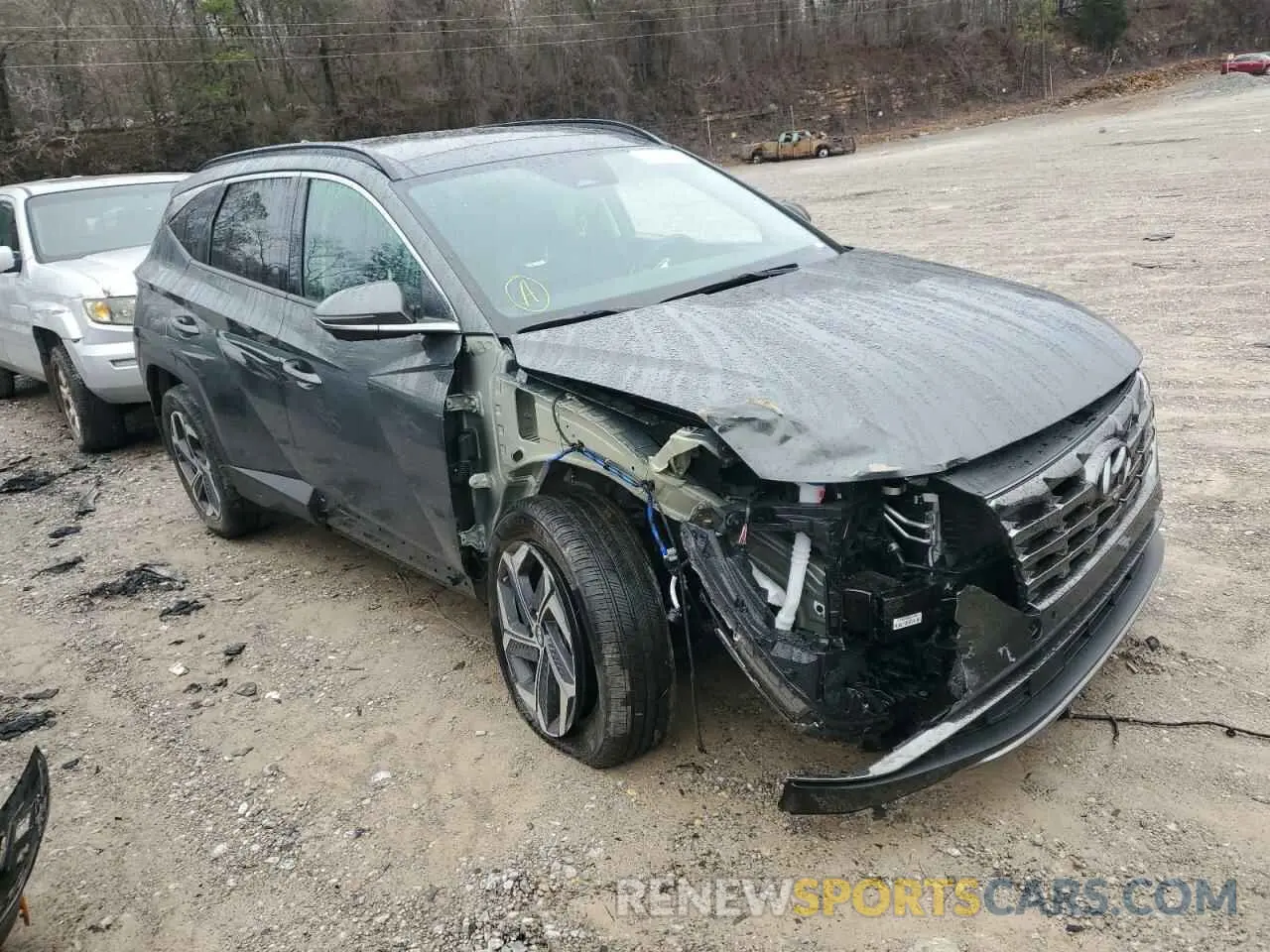 4 fotografías del automóvil dañado KM8JECD17RU212583 HYUNDAI TUCSON 2024