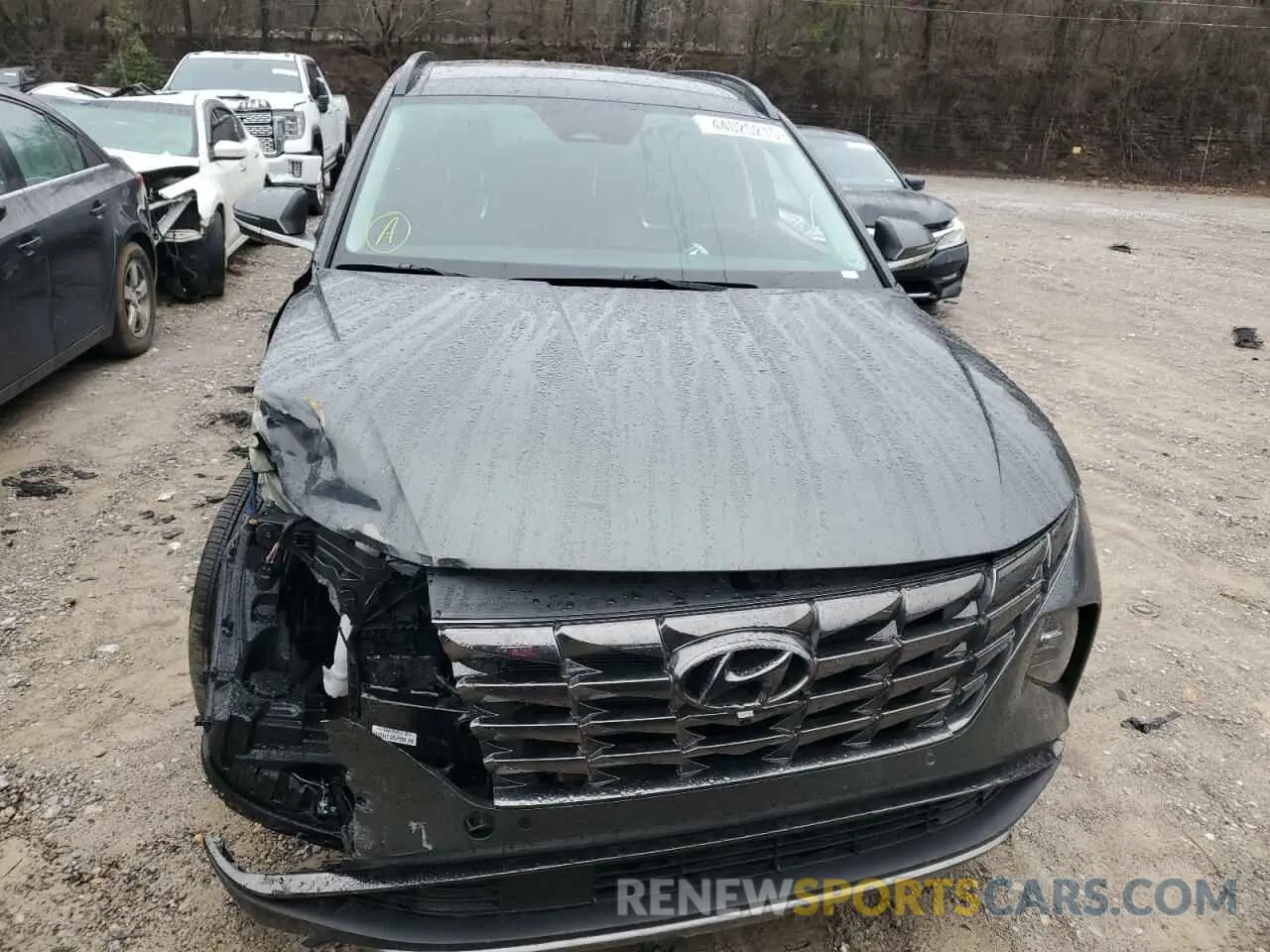 5 fotografías del automóvil dañado KM8JECD17RU212583 HYUNDAI TUCSON 2024