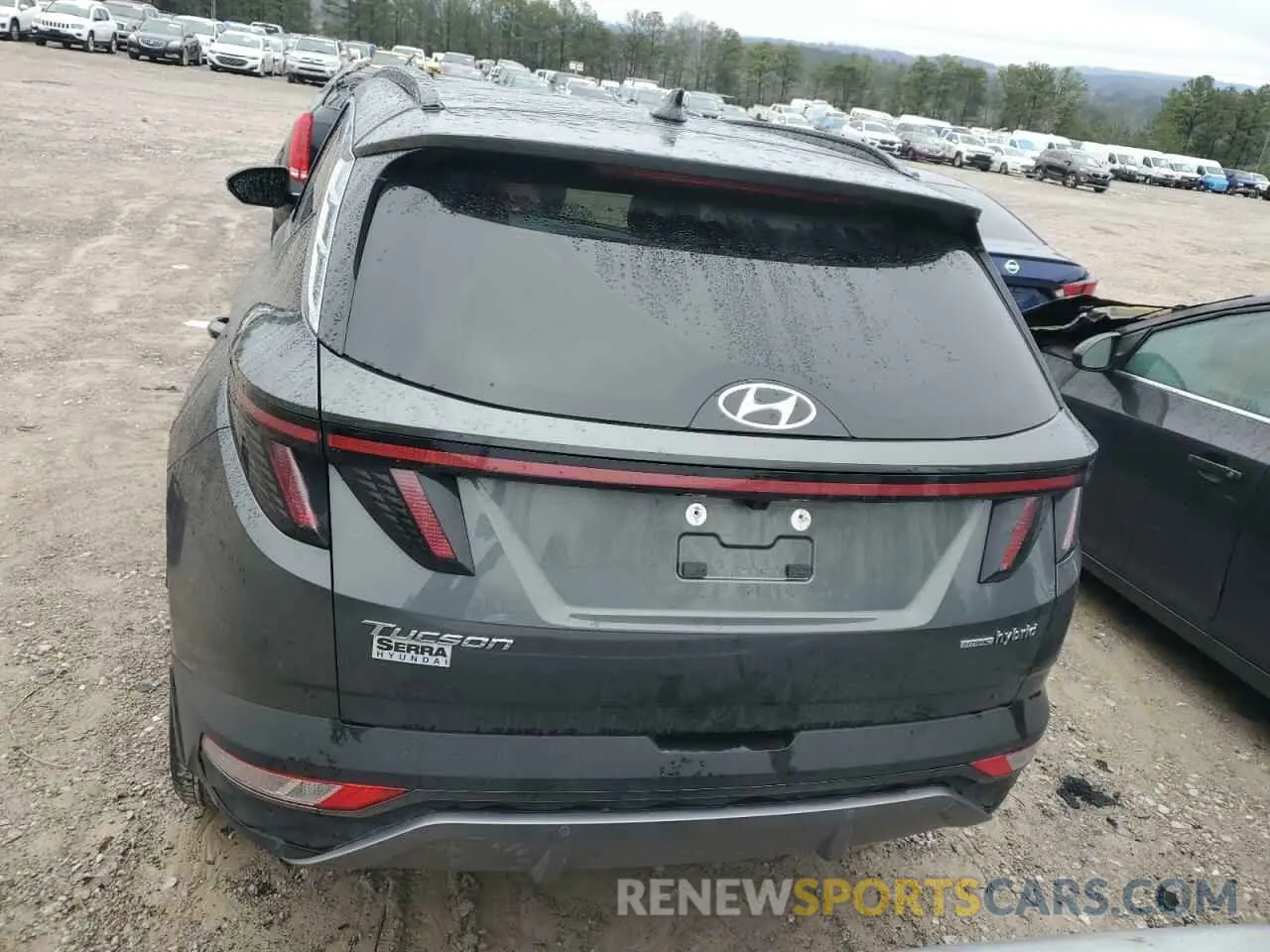 6 fotografías del automóvil dañado KM8JECD17RU212583 HYUNDAI TUCSON 2024