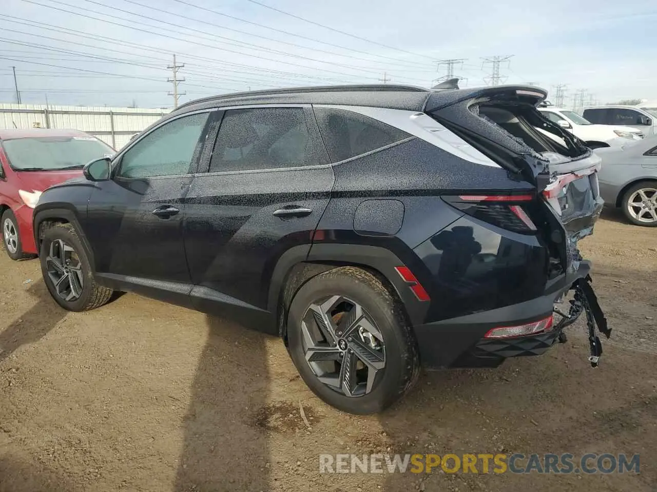 2 fotografías del automóvil dañado KM8JECD17RU232798 HYUNDAI TUCSON 2024