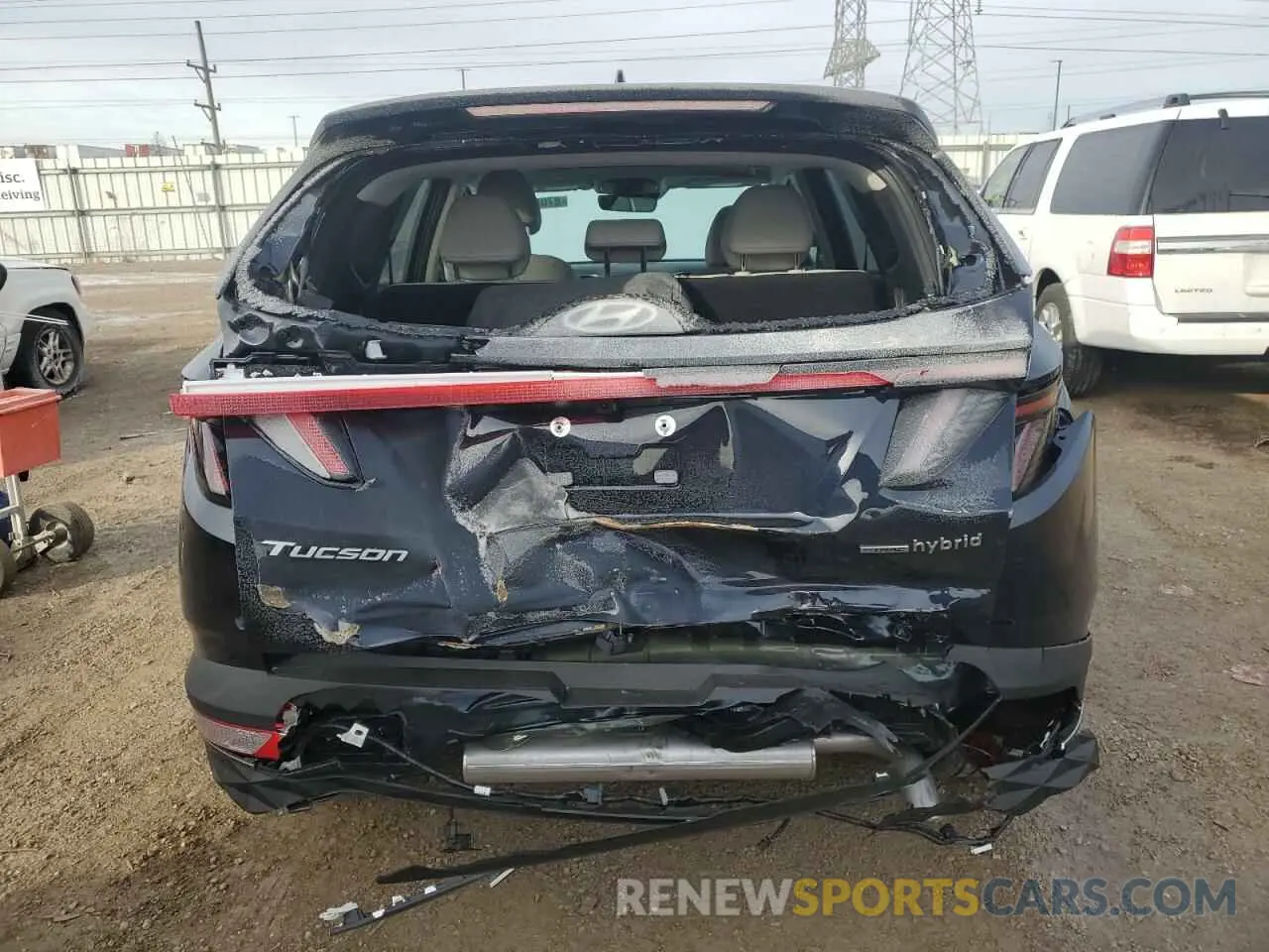 6 fotografías del automóvil dañado KM8JECD17RU232798 HYUNDAI TUCSON 2024