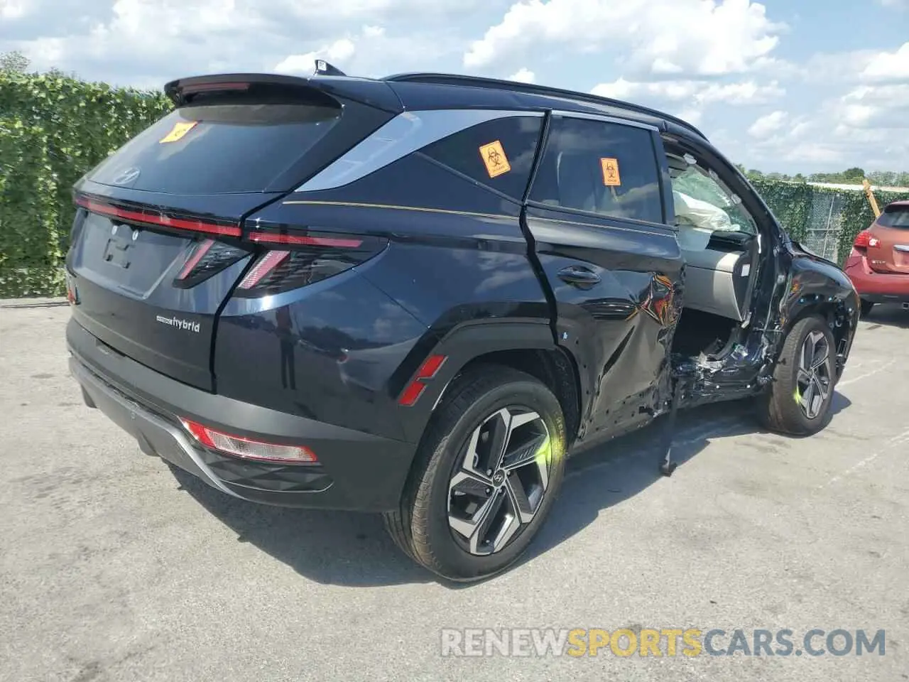 3 fotografías del automóvil dañado KM8JECD18RU156296 HYUNDAI TUCSON 2024