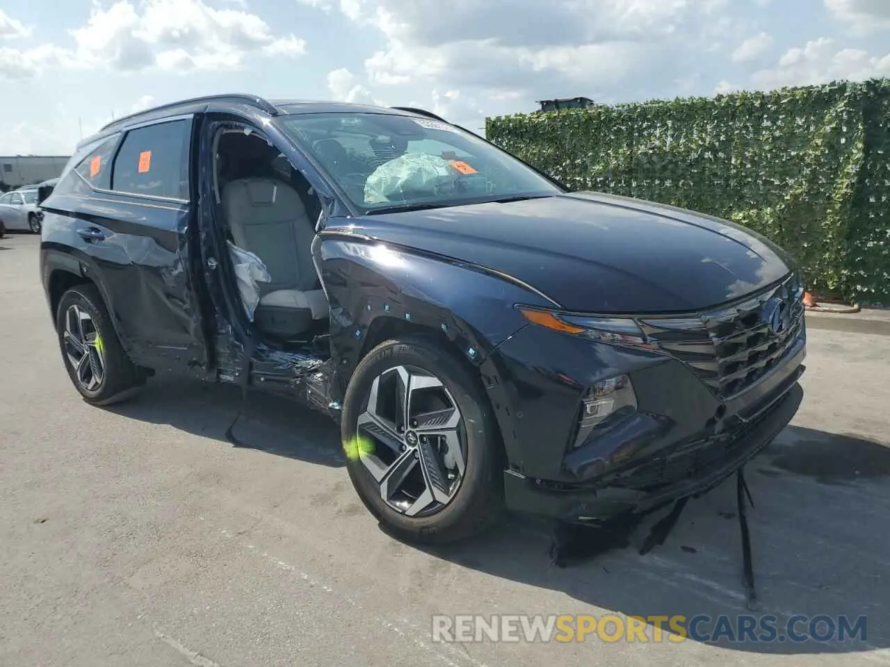 4 fotografías del automóvil dañado KM8JECD18RU156296 HYUNDAI TUCSON 2024