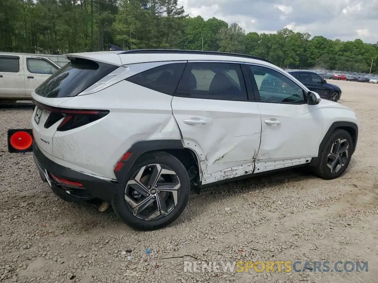 3 fotografías del automóvil dañado KM8JECD19RU177108 HYUNDAI TUCSON 2024