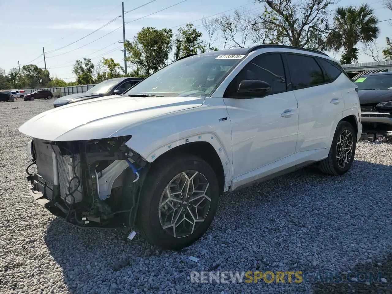 1 fotografías del automóvil dañado KM8JFCD13RU194290 HYUNDAI TUCSON 2024