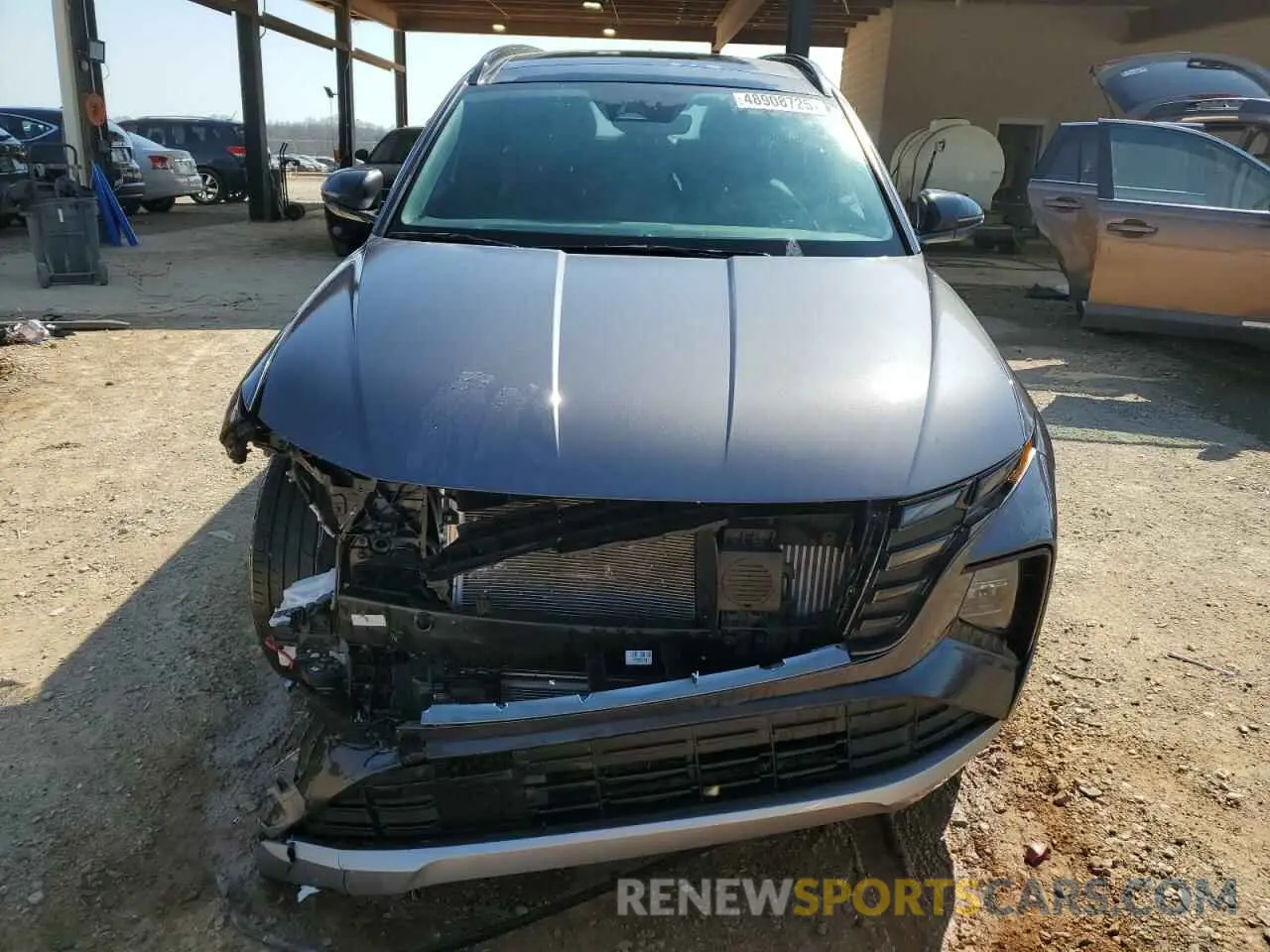 5 fotografías del automóvil dañado KM8JFCD18RU157655 HYUNDAI TUCSON 2024