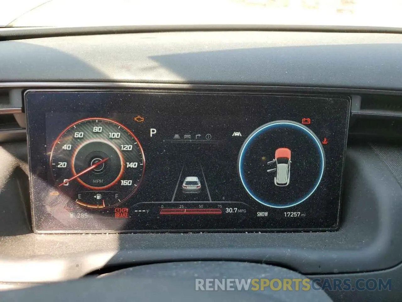 9 fotografías del automóvil dañado KM8JFCD18RU157655 HYUNDAI TUCSON 2024