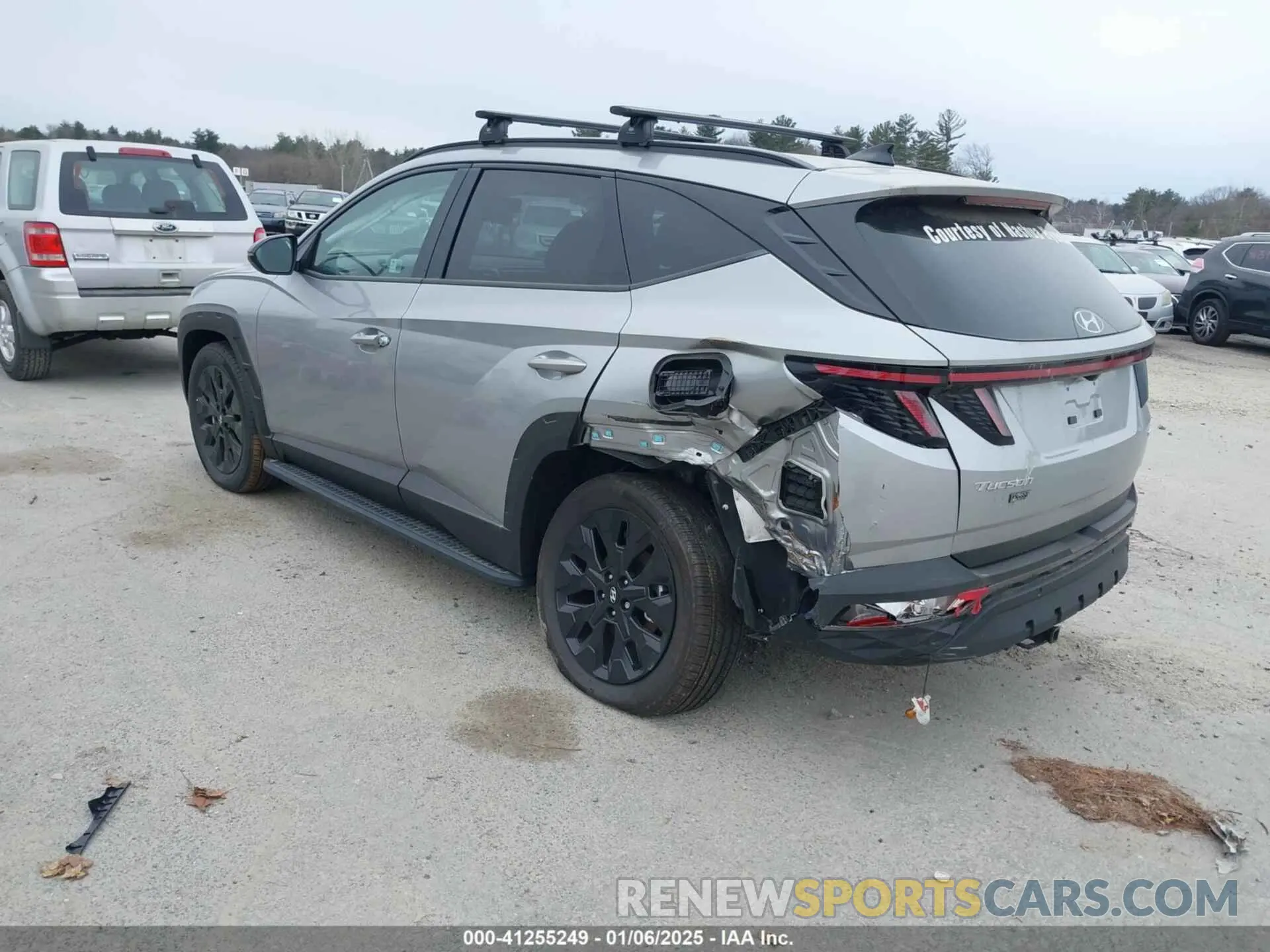 3 fotografías del automóvil dañado KM8JFCDE0RU293457 HYUNDAI TUCSON 2024
