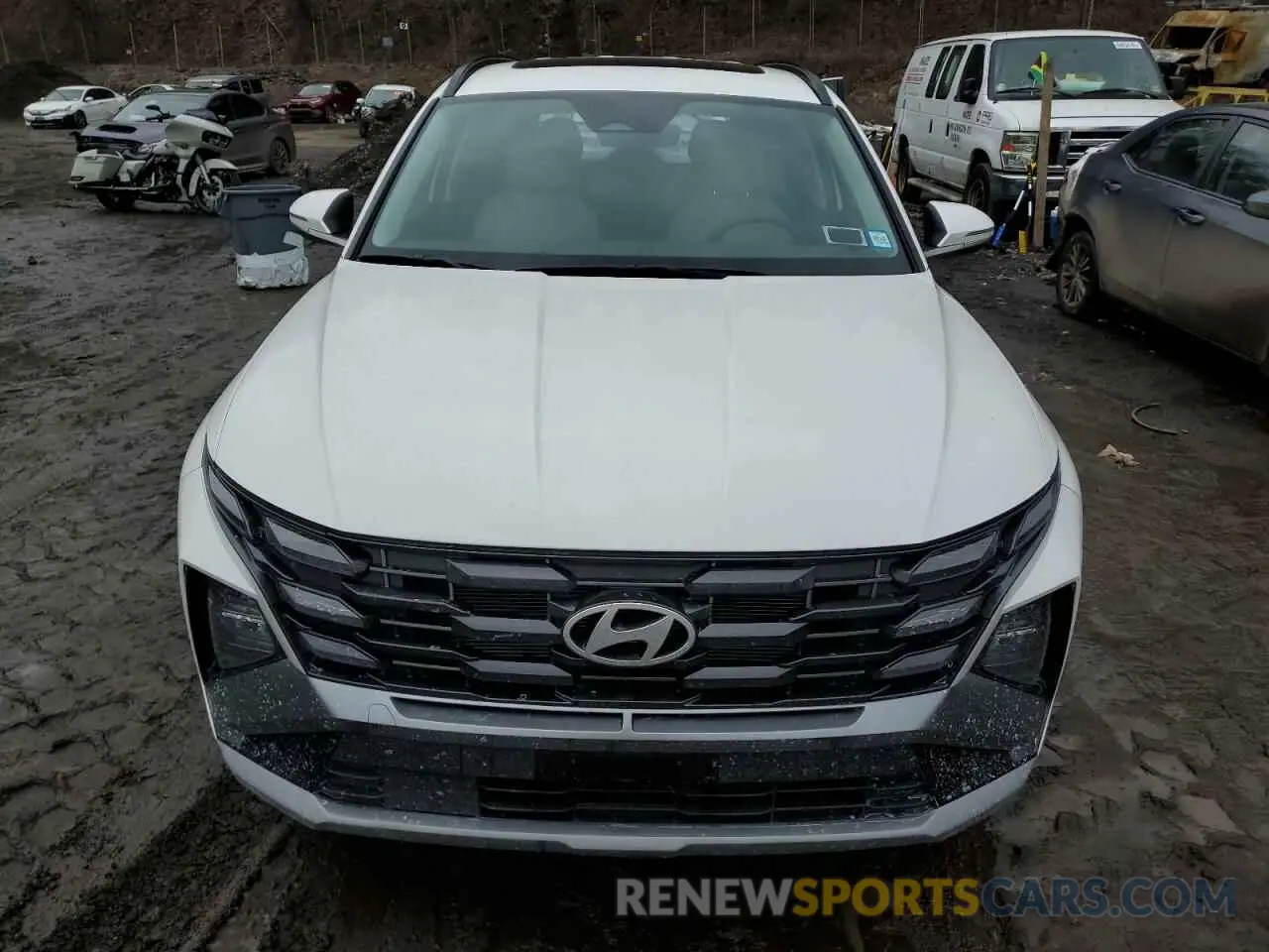 5 fotografías del automóvil dañado 3KMJCCDE1SE003869 HYUNDAI TUCSON 2025