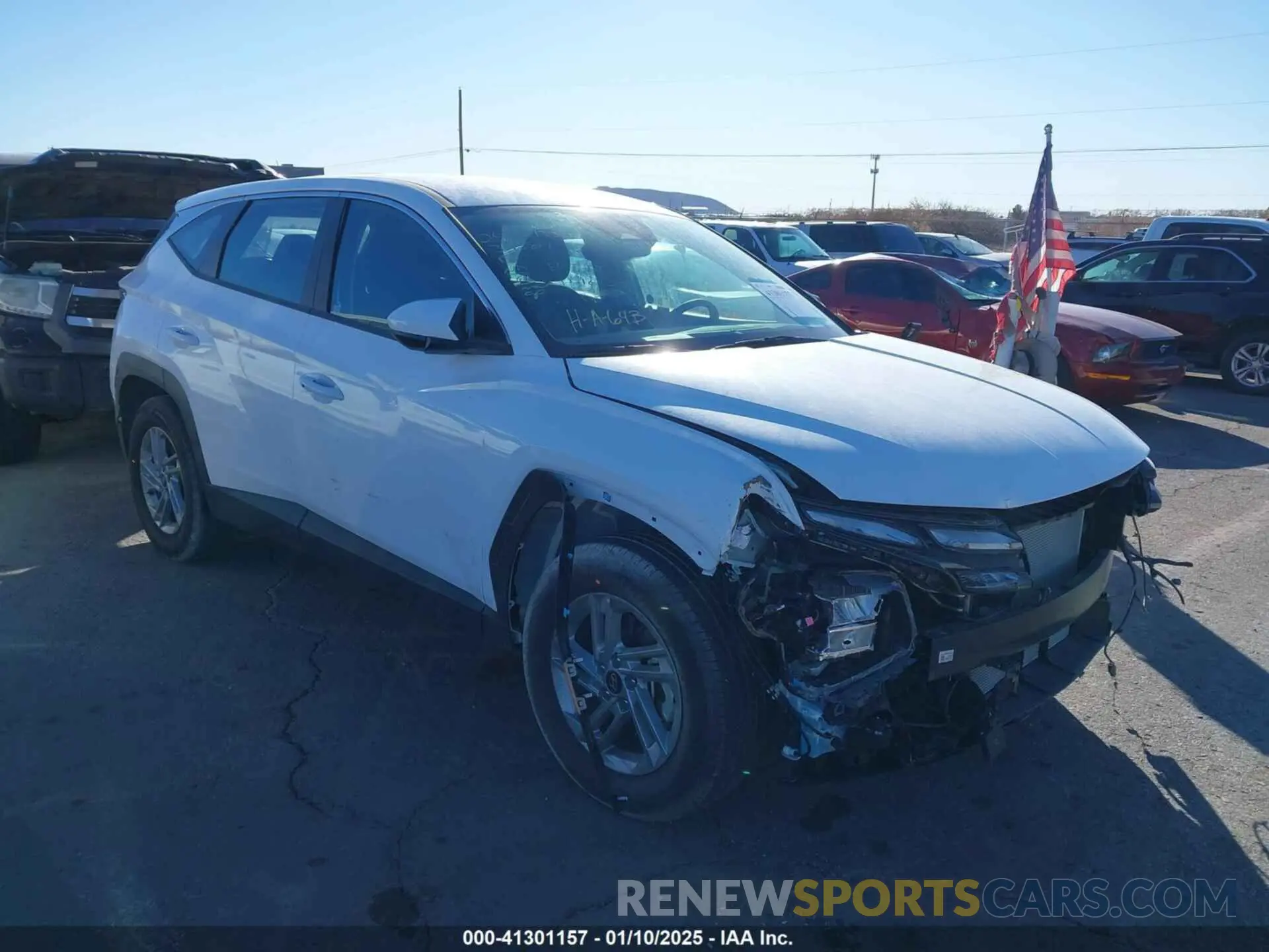 1 fotografías del automóvil dañado 5NMJA3DE4SH473556 HYUNDAI TUCSON 2025