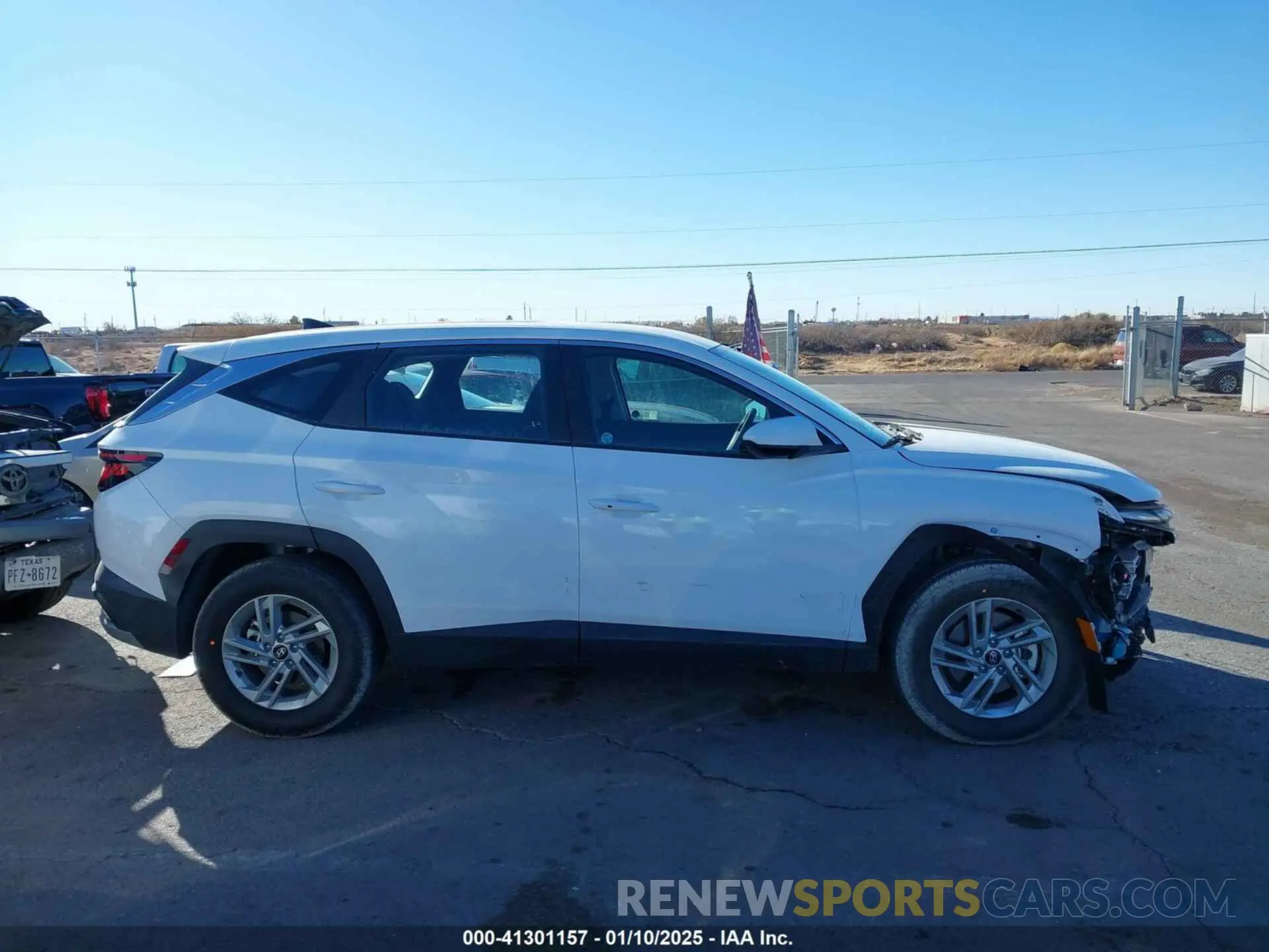 13 fotografías del automóvil dañado 5NMJA3DE4SH473556 HYUNDAI TUCSON 2025