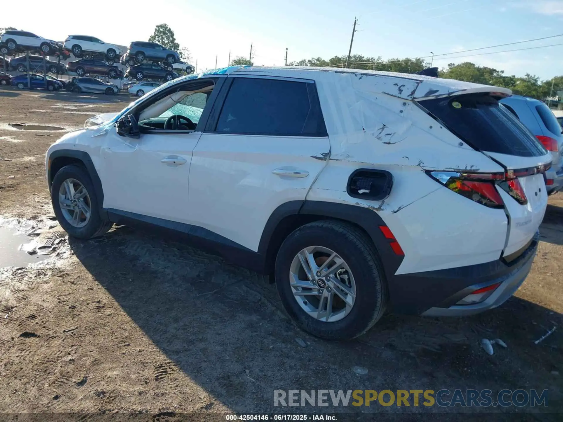 3 fotografías del automóvil dañado 5NMJA3DE7SH512124 HYUNDAI TUCSON 2025