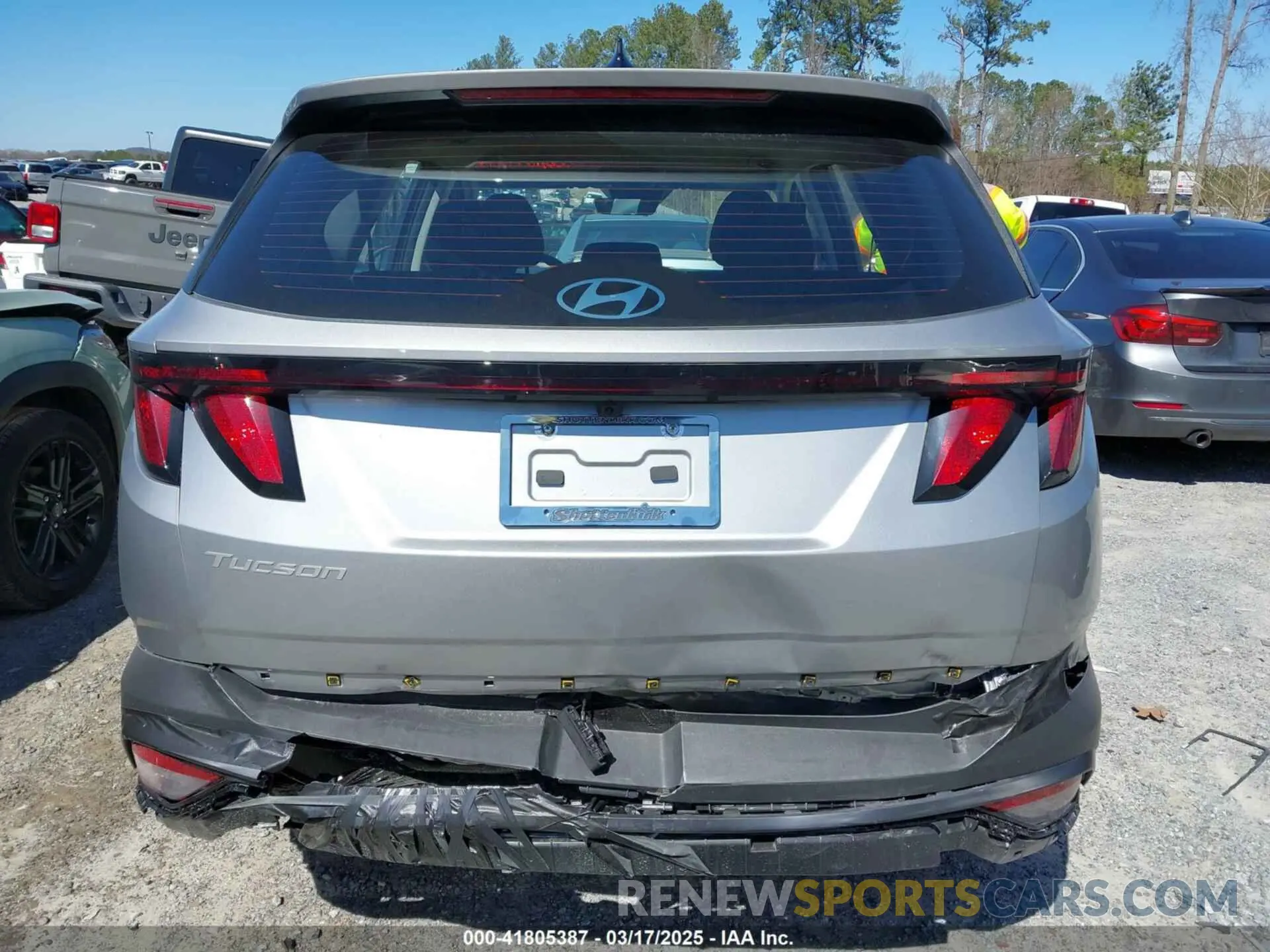 16 fotografías del automóvil dañado 5NMJA3DE9SH490059 HYUNDAI TUCSON 2025